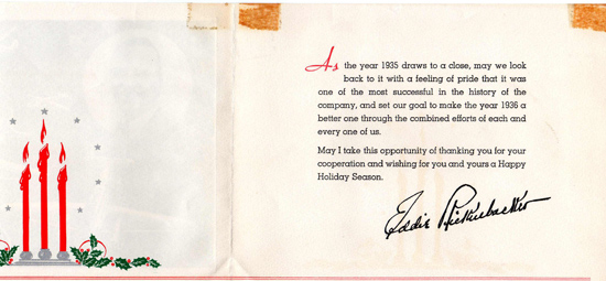 Holiday Greeting, 1935